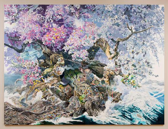 日本艺术家以3.5年时光悉心绘制巨幅创作_当代