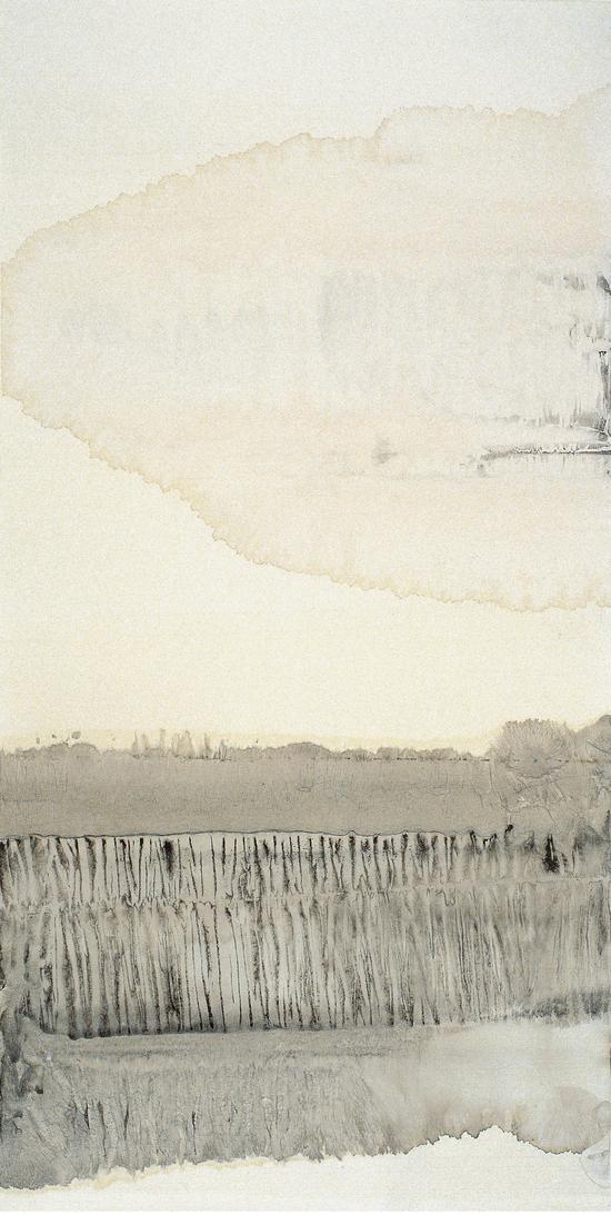 闲云  综合材料  68×134cm   2007年