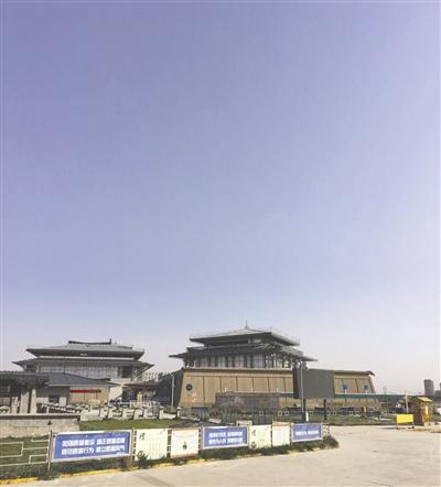 新咸阳博物院建在遗址建设控制地带，并且未报批
