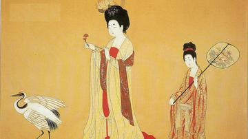 从李宪墓壁画看唐仕女面妆与帔帛