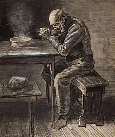 Vincent Van Gogh, The Christmas Prayer, 1882