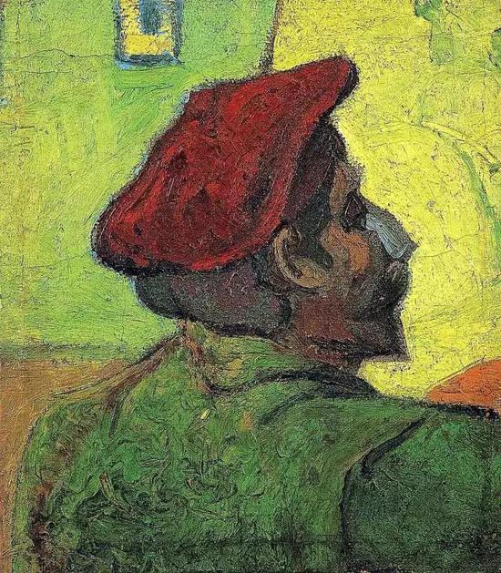 梵高 - 高更 Paul Gauguin(man in a Red Beret)