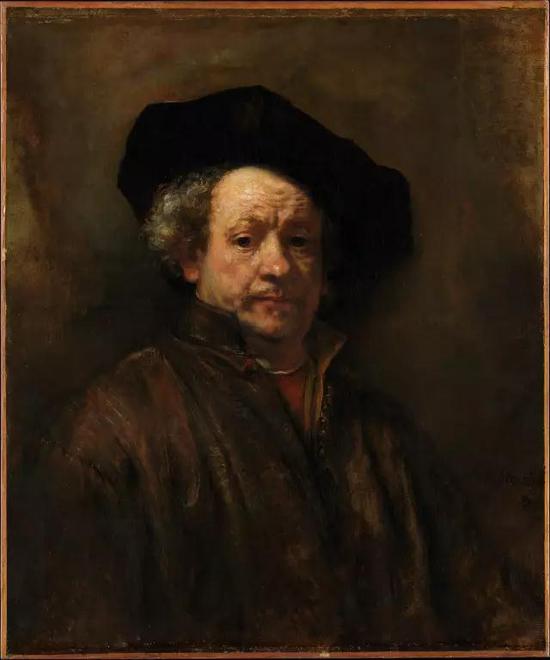 《伦勃朗自画像》，布面油画，1660年