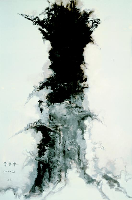 八个东西3号  布面油画  300×200cm  2013 年