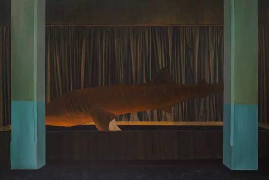 《孤独的舞者》，300cm x 200xm ，布面油画 ，2013
