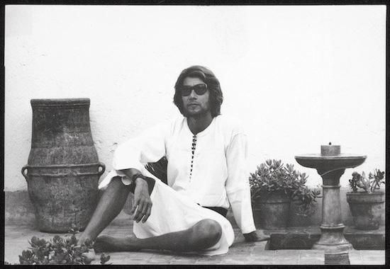 伊夫·圣·罗兰(Yves Saint Laurent)在Dar el Hanch。图片:©Pierre Bergé