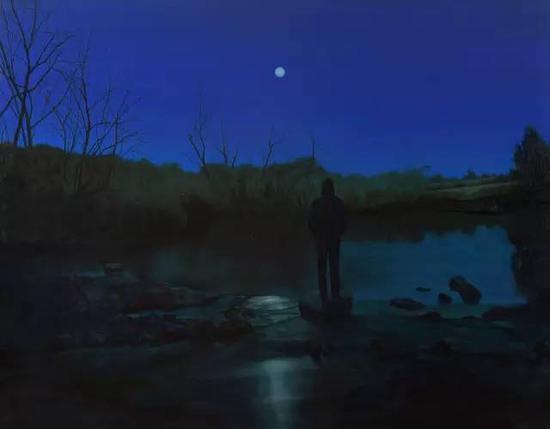 《中秋》，230cmx180cm，布面油畫，2015