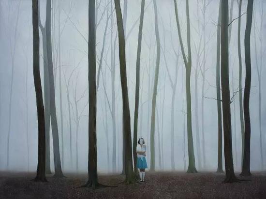 《消逝而去的一切，都只是一種比喻》，200cm x 150cm，布面油畫，2010
