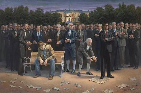 乔恩·麦克诺顿 Jon McNaughton — The Forgotten Man, 2010