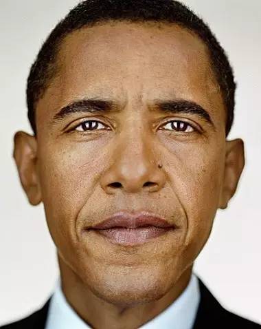 马丁·舍勒 Martin Schoeller — President Barack Obama, 20041