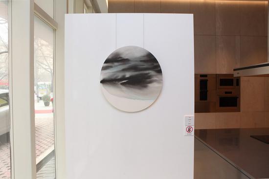 吴少英，Ink 3084宣纸、墨、丙烯，50×60cm，2013