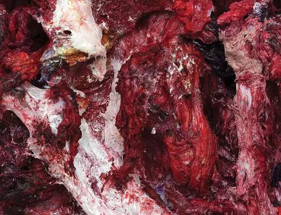 硅胶和颜料混合塑造出“血肉”的效果