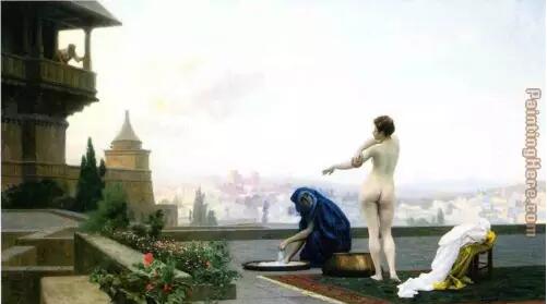 让-莱昂·杰罗姆(Jean-Leon Gerome)的“拔示巴”(Bathsheba)