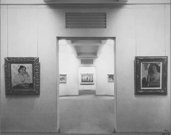 MoMA的首个展览《塞尚，高更，修拉，梵高》现场，1929年