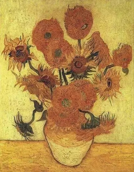 《十五朵向日葵》 1888年 梵高博物馆