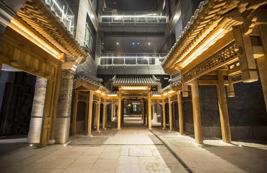 北京坊街区夜景 