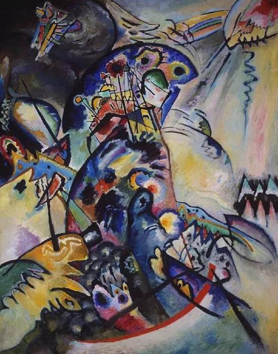 Wassily Kandinsky—Blue Crest (detail), 1917