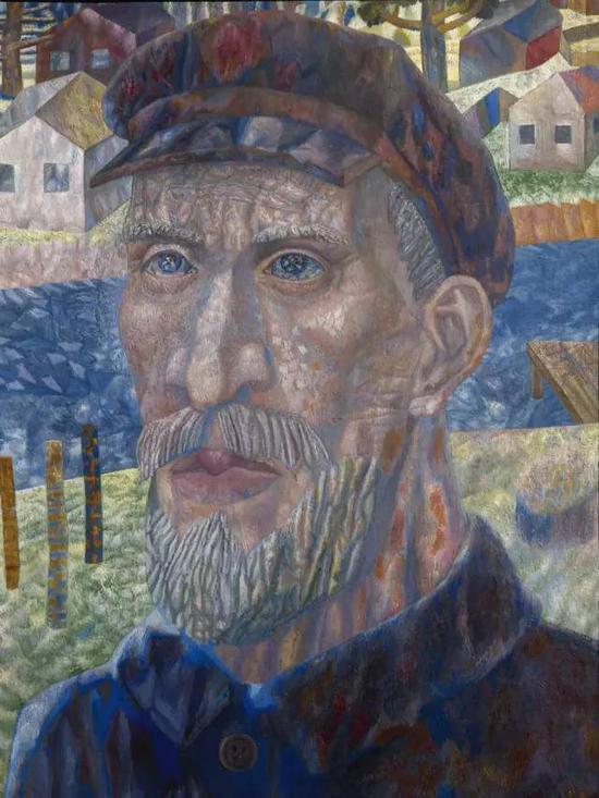 Pavel Filonov—Collective Farm Worker, 1931