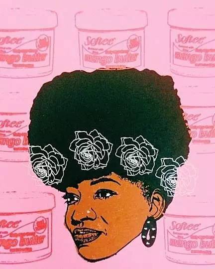 Angela Pilgrim, “Afro Puff ll,” 2015