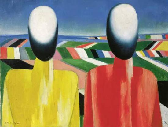 Kazimir Malevich—Peasants, c. 1930