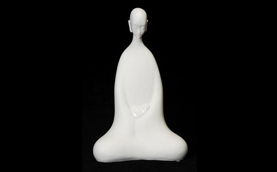 《眠禪共境》長(zhǎng)9cm, 高25cm，寬16cm