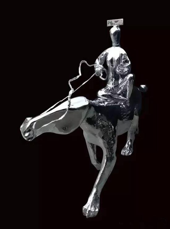 《道》 240×60×186cm 高铬不锈钢铸造