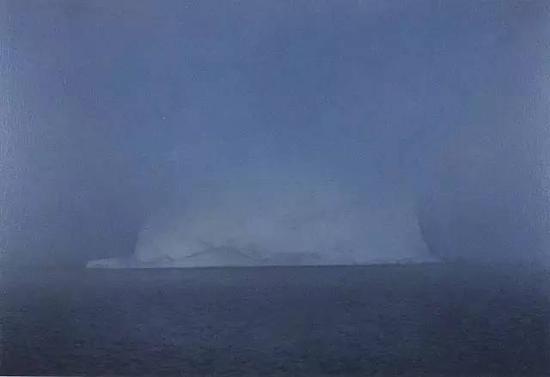 格哈德·里希特Gerhard Richter -《雾中的冰山》，1982，现藏于旧金山市现代艺术博物馆