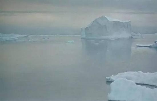 格哈德·里希特Gerhard Richter -《冰山》油彩画布，100.5x151公分，1982