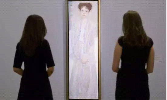 《格璐德·勒弗肖像》，克里姆特。图片来源于网络