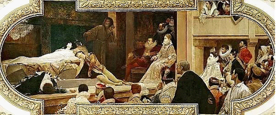 《莎士比亞戲劇》，克里姆特，1886年。图片来源于网络