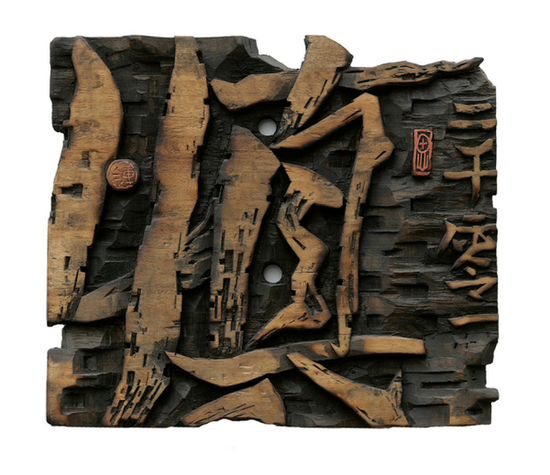 现代刻字:慎