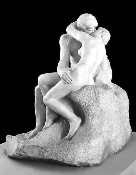 《吻》，大理石，1882 –1889