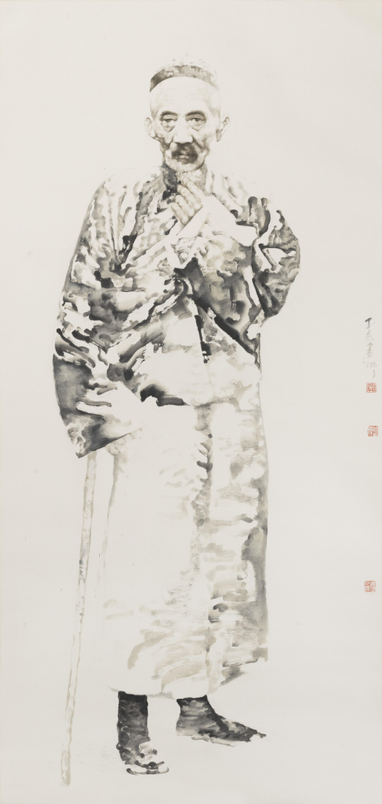     先贤录——辜鸿铭260cmx126cm[2007年]