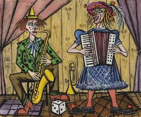 《小丑的音乐家，萨克斯》，贝纳·毕费，150万美元，2016伦敦佳士得