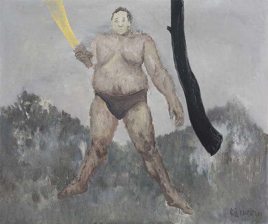 穿堂风  215X175CM  布面油画  2015