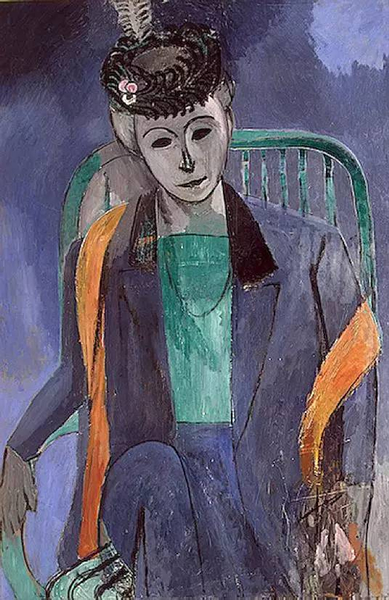 亨利·马蒂斯 Henri Matisse - Portrait of the Artist's Wife