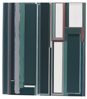 刘可 一封信总抵达它的目的地 2016-17
布面油彩、丙烯与水彩 180cm x 165cm
