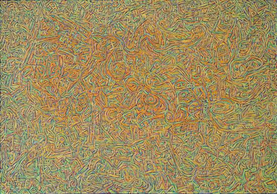 《外星》 200x140cm 布面油画 2013年