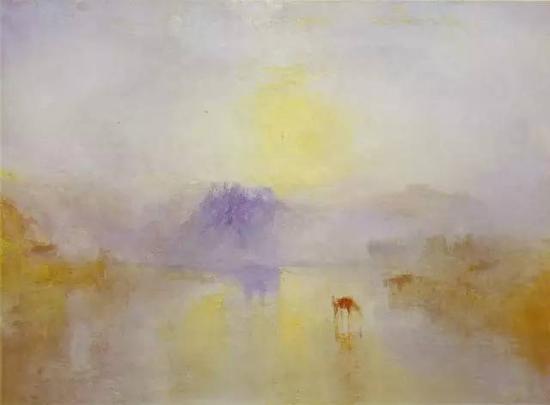 　　J.M.W Turner, Norham Castle, Sunrise （2011年英国的这次投票中，浪漫主义时期的特纳位居第二）