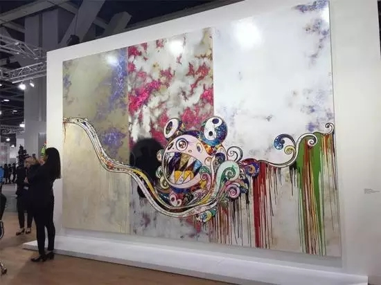 村上隆作品在2016年香港巴塞尔艺博会上