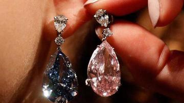 天价钻石耳环即将拍卖 估价数千万美元