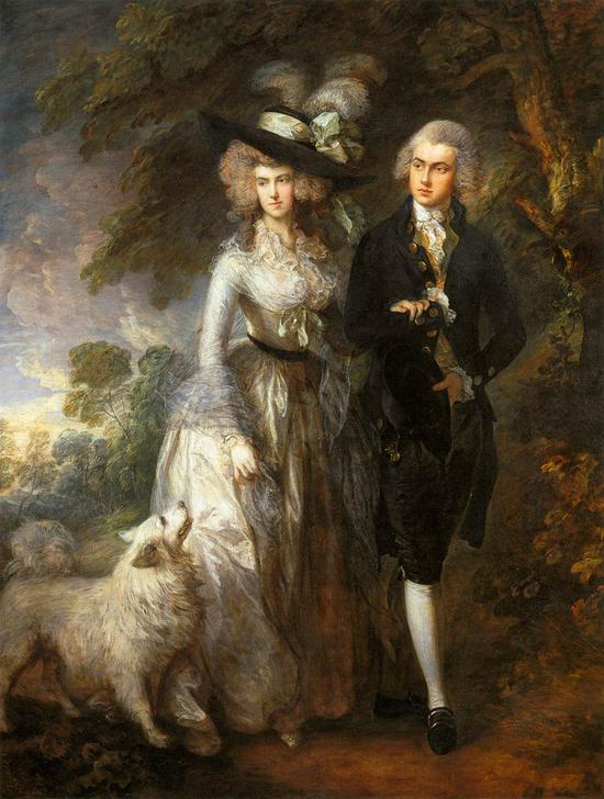 Thomas Gainsborough《清晨散步》（The Morning Walk）