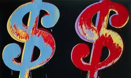安迪·沃霍尔作品中的美元符号