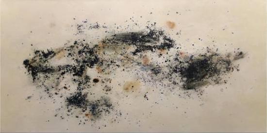 灰烬之九，100×200cm，布面油画，2015
