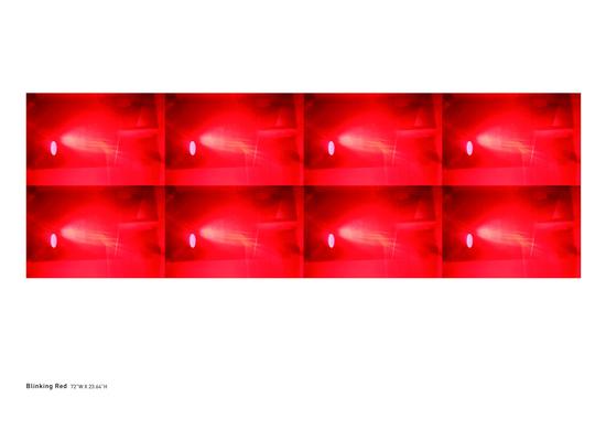 Blinking Red 183 X 60