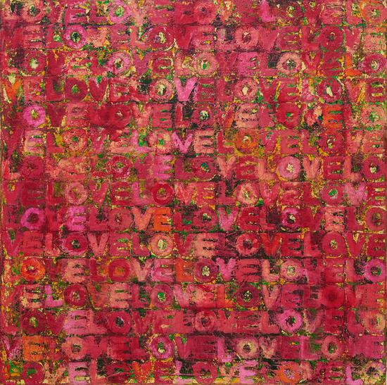I Love Color #16, 布面油画，90 x 90 cm，2015