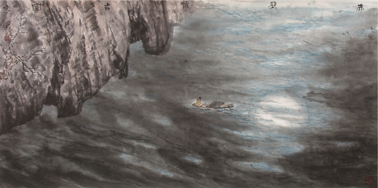 《赤壁怀古》 68×138cm 2011年