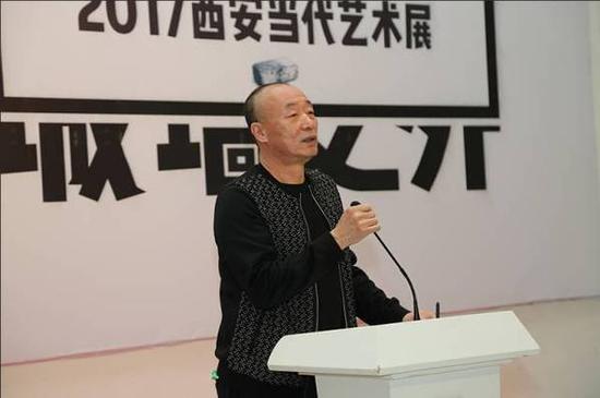 学术委员代表、黄河杂志社社长、美术批评家、策展人 刘淳致辞