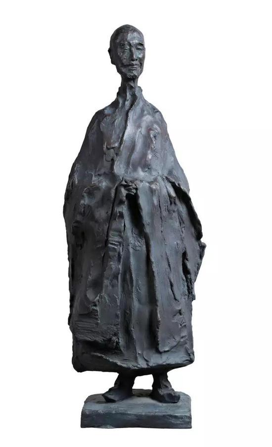 悲欣交集 --弘一法师 20cm×15cm×56cm 青铜
