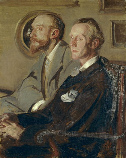 《查尔斯·里基茨和查尔斯·香农肖像》 ，1904年，雅克-埃米尔·布兰切，泰特收藏